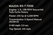 Mazda RX-7 FD3S - მაისური