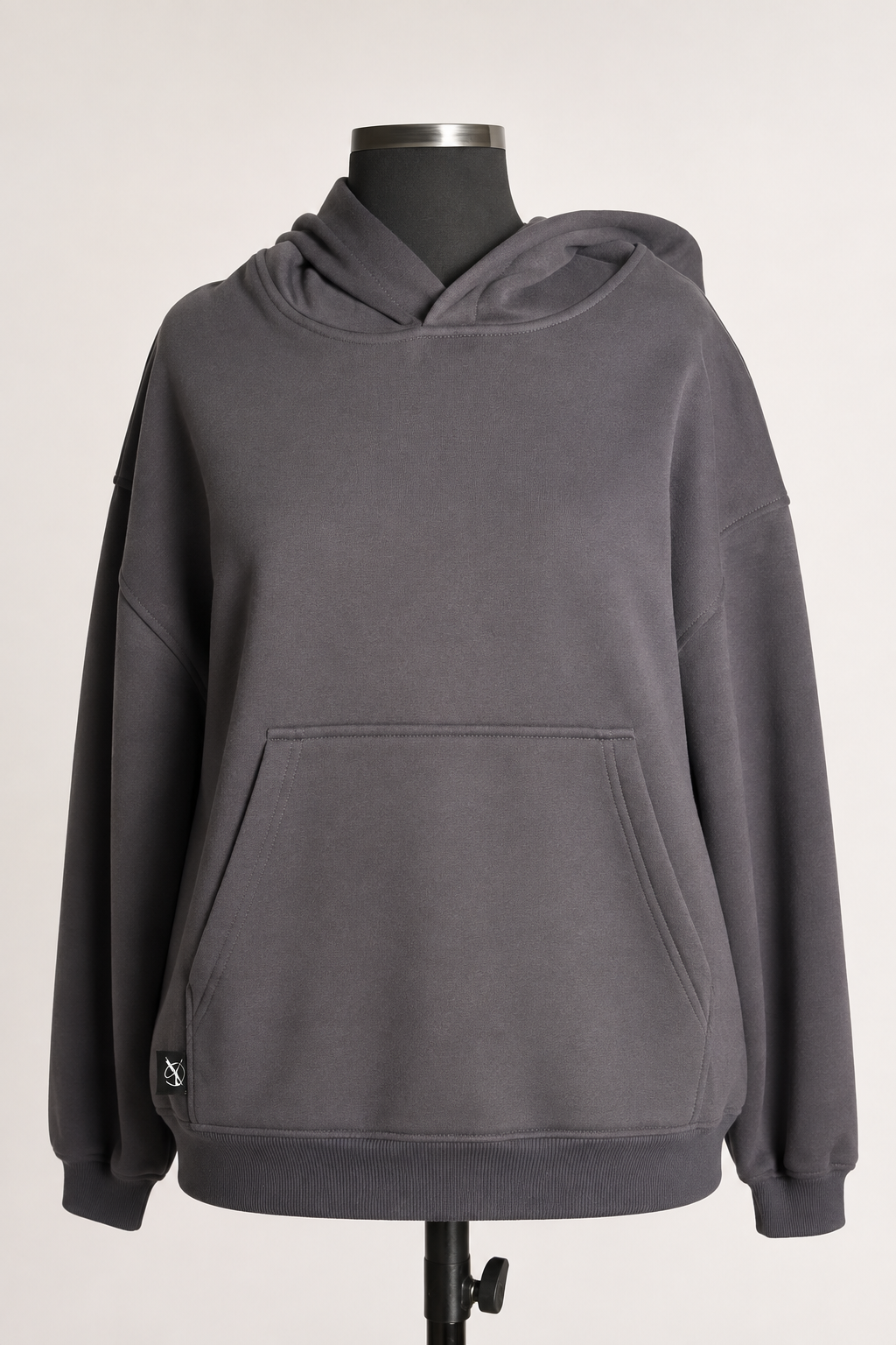 Gray Oversized Hoodie