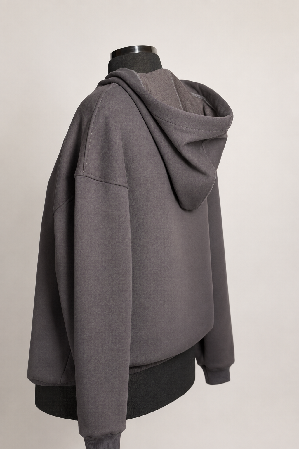 Gray Oversized Hoodie
